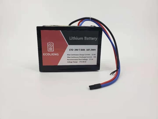 24V 7,8Ah Литий Титанат LTO аккумуляторный пакет для солнечного слежения / электрических дверей