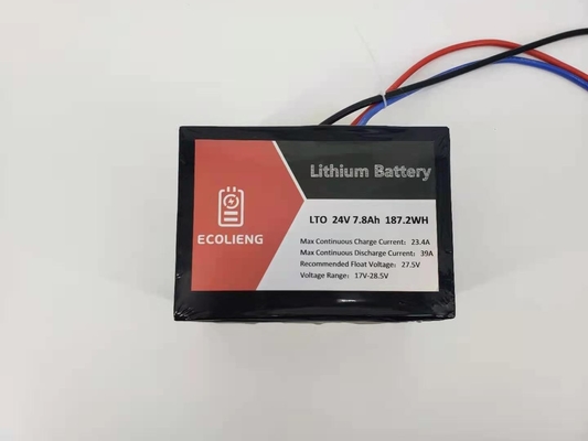 24V 7,8Ah Литий Титанат LTO аккумуляторный пакет для солнечного слежения / электрических дверей