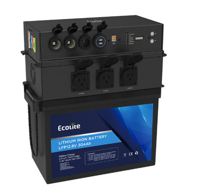 quality Портативный 12,8В литийный аккумулятор для RV 300Ah 3840Wh режим зарядки CC / CV factory