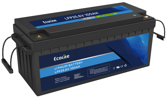 Жилищная солнечная система LifePO4 Литийная батарея с батареей BMS 25,6V 100Ah LFP