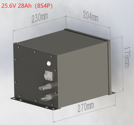 Заказ LiFePO4 Солнечная батарея уличного освещения 24V 25,6V 28Ah светодиодная лампа Литийная батарея