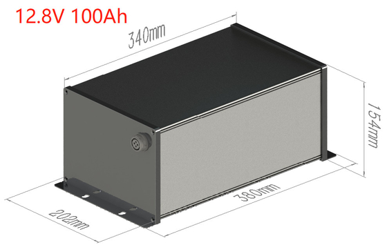 LiFePO4 12V 100Ah Солнечный уличный фонарь Литийная батарея BMS MPPT Все в одном