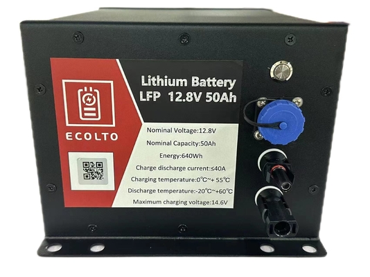 640Wh Солнечный уличный свет батарея 12V 50Ah LiFePO4 батарея интегрированный BMS И MPPT