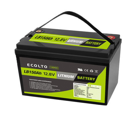12V 150Ah глубокий цикл LiFePO4 литийная батарея интегрированный портативный источник питания BMS