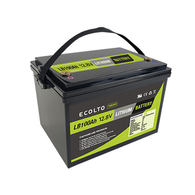 Ecolite 1280Wh RV Литийная батарея M8 Терминал типа 12.8V 100Ah LiFePO4 батарея