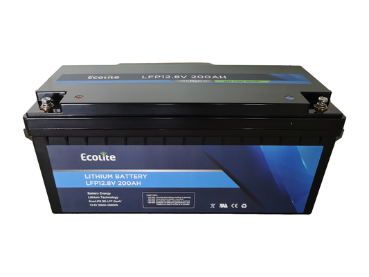 Ecolite 4000+Deep Cycle LifePO4 Литийная батарея с BMS 12,8V 200Ah LFP аккумулятор