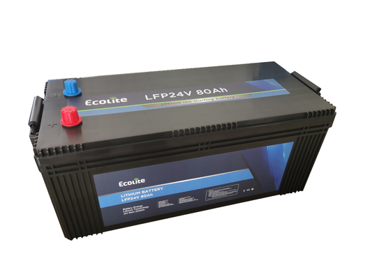 24V 80Ah грузовик Литий старт-стоп Автомобильные батареи LiFePO4 Литий