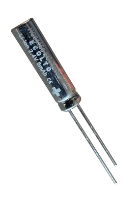 2.4V 5mAh крошечный перезаряжаемый литий титанатовый аккумулятор для высокоточных инструментов