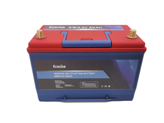 OEM / ODM изготовленный SIB 12.2V 60Ah натриевой ионный стартовый аккумулятор для автомобиля
