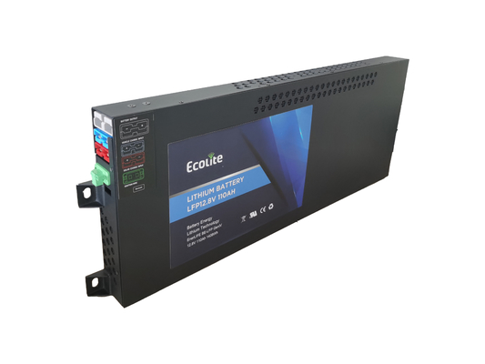 Легкая LiFePO4 12V 110Ah RV литий-железофосфатная батарея с светодиодным дисплеем