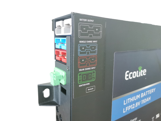 Легкая LiFePO4 12V 110Ah RV литий-железофосфатная батарея с светодиодным дисплеем