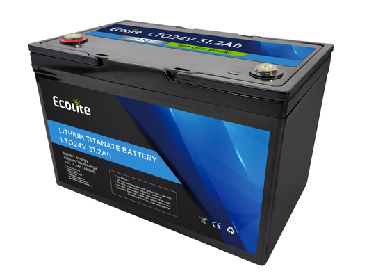 Долгий цикл жизни LTO24-30 24V 31,2Ah Литий титанатный аккумулятор 748.8Wh