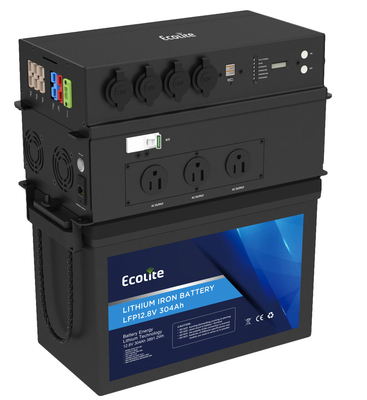 ECOLITE LiFePo4 12,8V 300Ah литийная батарея 3840Wh портативная электростанция