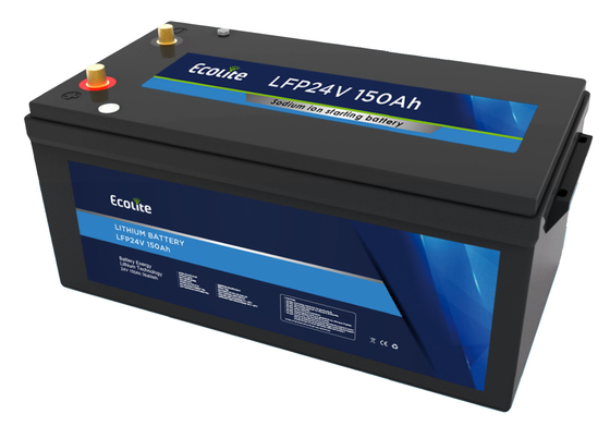ECOLITE настройка быстрая зарядка 24V 150Ah LiFePO4 литийная батарея для грузовиков