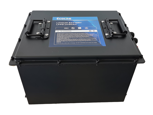 LFP48-80 51.2V 80Ah LiFePO4 Литиевая батарея для гольф-каров со встроенной интеллектуальной BMS