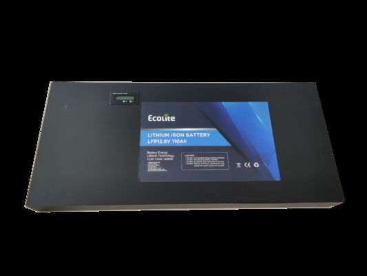 Лучший литийный аккумулятор для RV 12.8V 110Ah 1408Wh с Bluetooth для кемпера